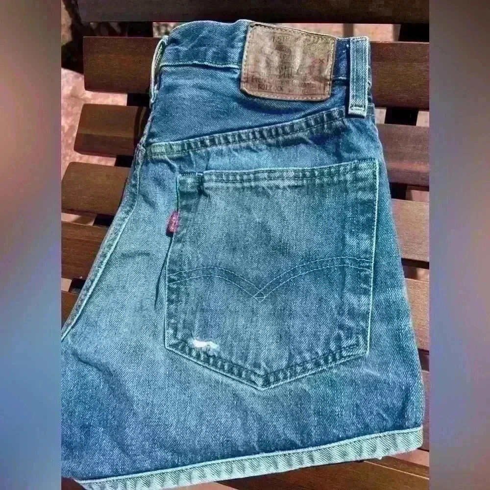 Vintage 501 Levi's Levi Strauss & Co Denim Jeans Shorts XS‎ 501ZZ Western Y2K